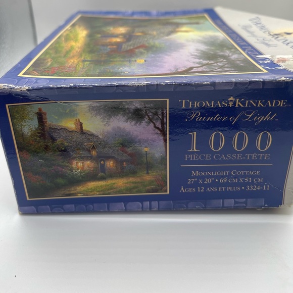 Thomas Kinkade 1000 Piece Jigsaw Puzzle Vintage Rare Complete Family Fun Artist - Picture 11 of 13